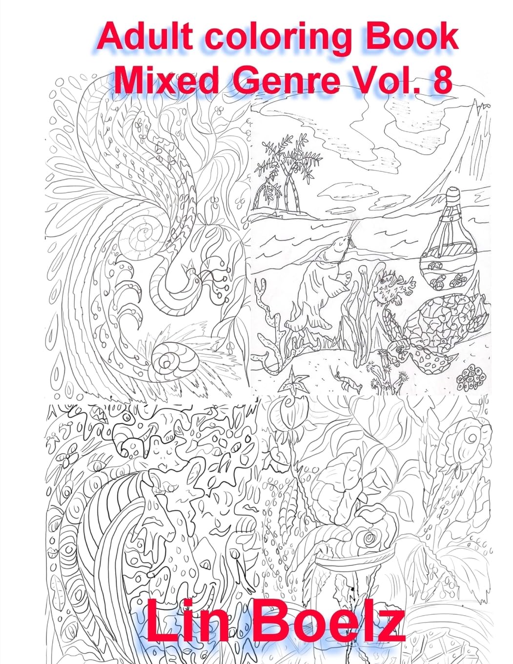 Adult coloring book Mixed Film, Art & Culture