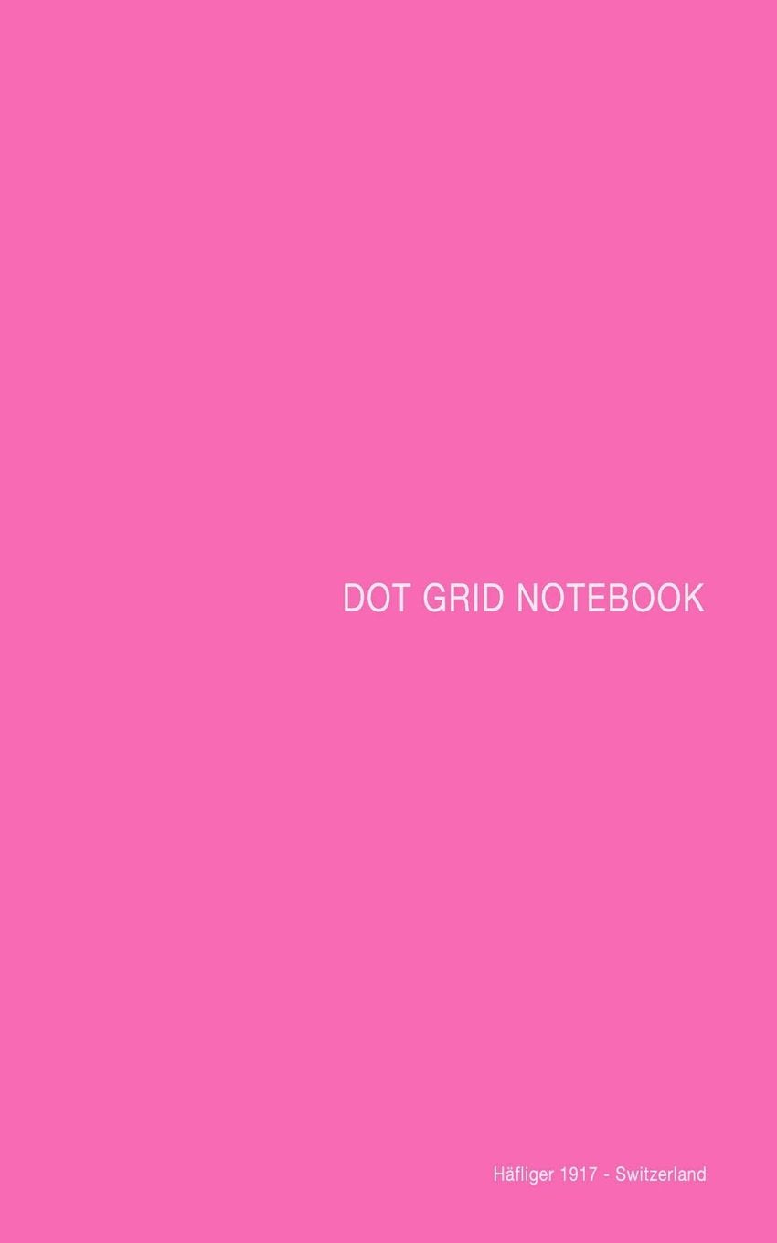 DOT Grid Notebook: Pink Cover, 5 x 7, 100 pages Business, Finance & Career