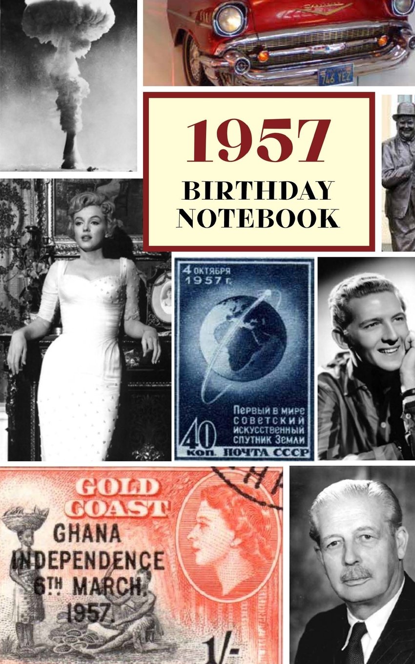 1957 Birthday Notebook: a great alternative to a birthday card Reference Books