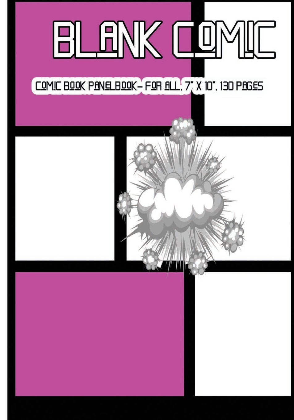 Blank Comic: Comic Book Panelbook - for all , 7 X 10, 130 Pages, blank, good quality, Multi Panels Comic Book Paper Template ,comic sheet for drawing ... (Blank Comics N Graphic Novels 224, Band 9) Manga