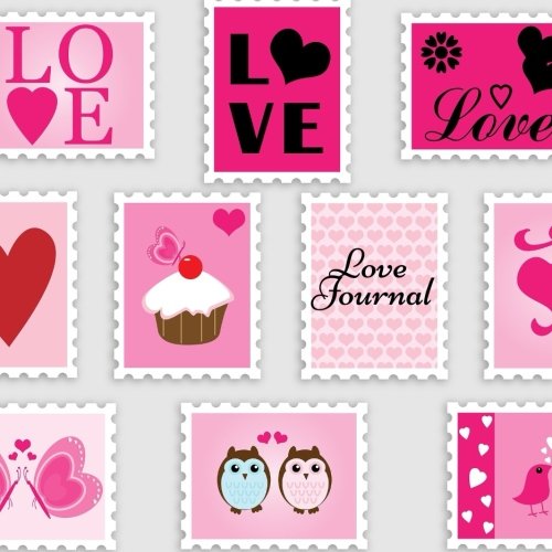 Love Journal: Notebook, 30 Day Diary, Log, Poetry Log, Quote Book | Great for Valentine Day Gifts | 8.5”x8.5” | Memento Keepsake, Memory Book (Romantic Gifts, Band 8) Partnership & Love