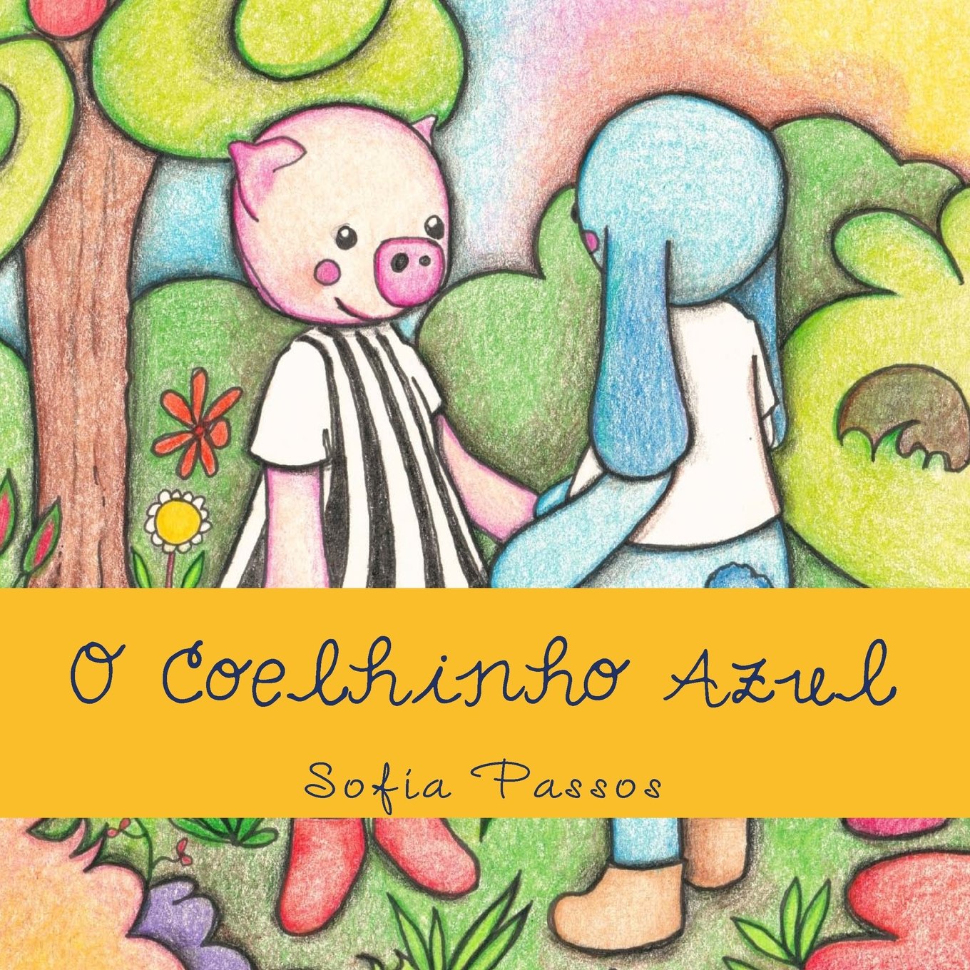 O Coelhinho Azul: Aprenda a criar os personagens em Amigurumi Novels & Short Stories
