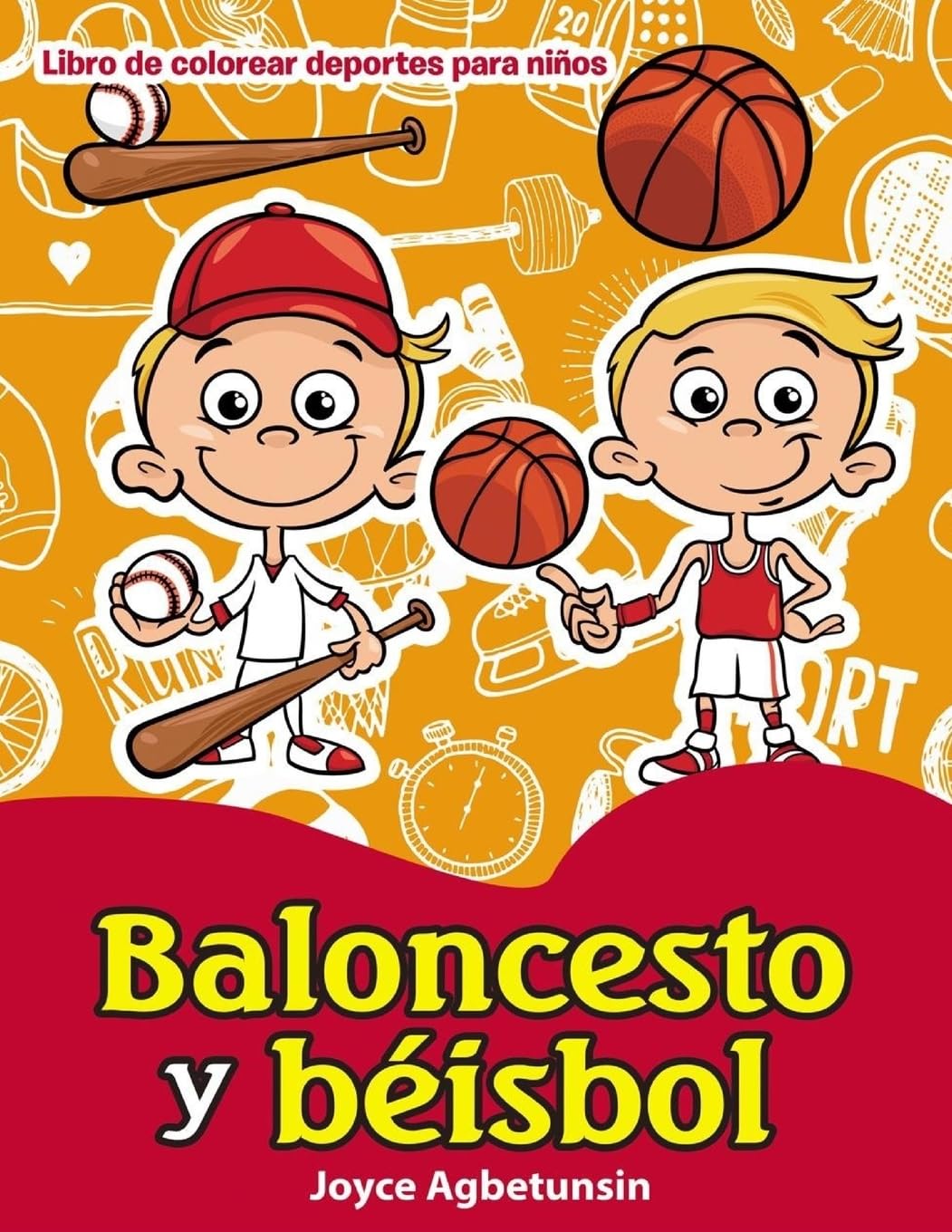 Baloncesto y beisbol Libro de colorear deportes para ninos Tiptoi & Games
