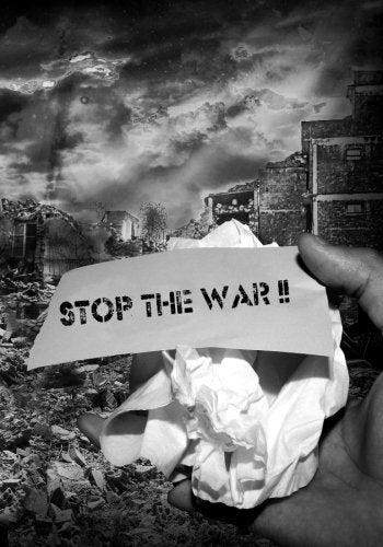 Stop the War!: Inspirational & Motivational Notebooks, Diaries & Journals Featuring a Peaceful, Anti-War Message (110 Lined Pages 7 x 10) Politics & History
