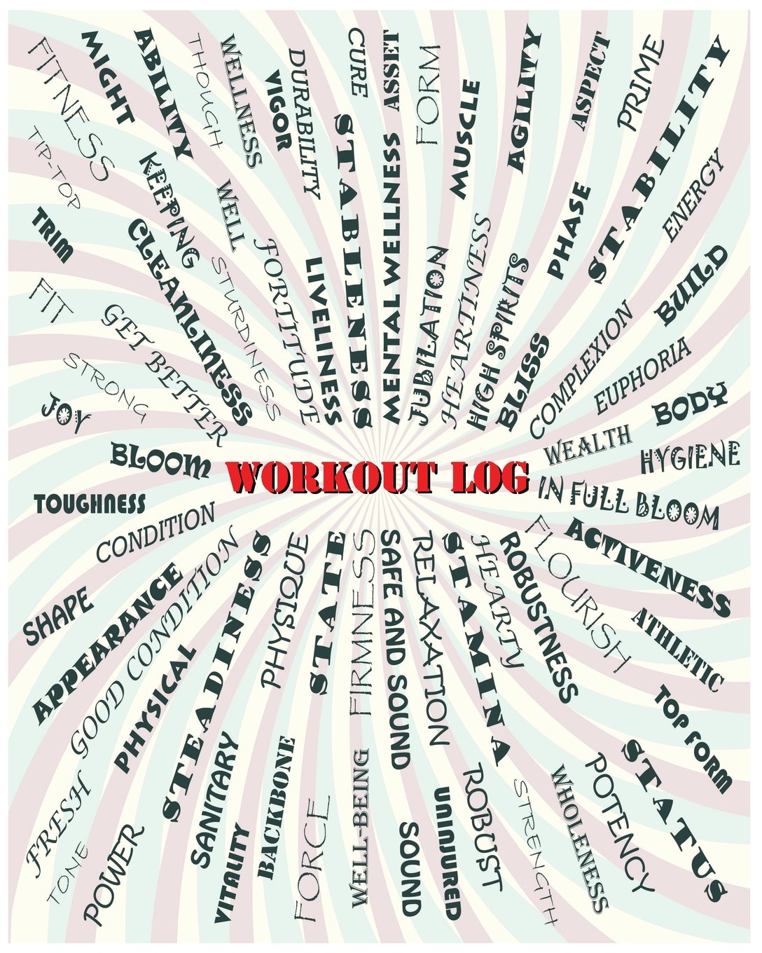 Workout Log: Workout Diary with Food & Exercise Journal Log Perfect insanity workout chart, workout diary, gym workout, Workout Journal Health, Nutrition & Fitness