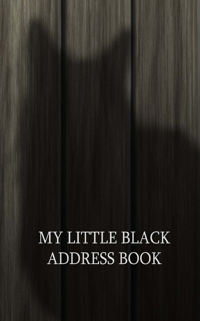 My Little Black Address Book: Name, address, phones, email, social media, handy 5" X 8" size Pets