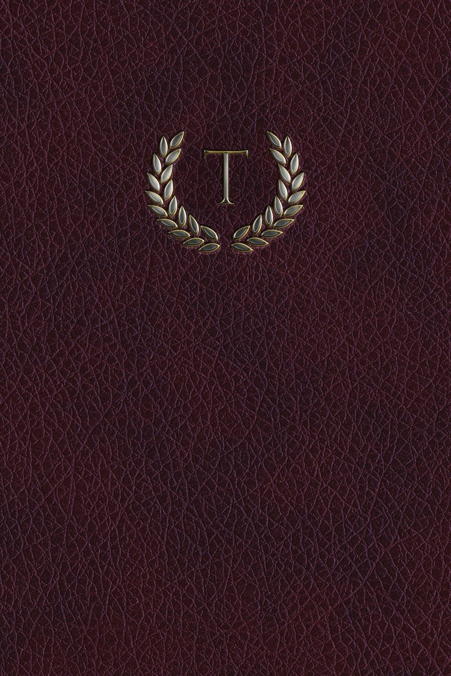 Monogram "T" Blank Book: 150 page Sketchbook Scrapbook Notebook (Monogram Maroon 150 Blank, Band 20) Film, Art & Culture