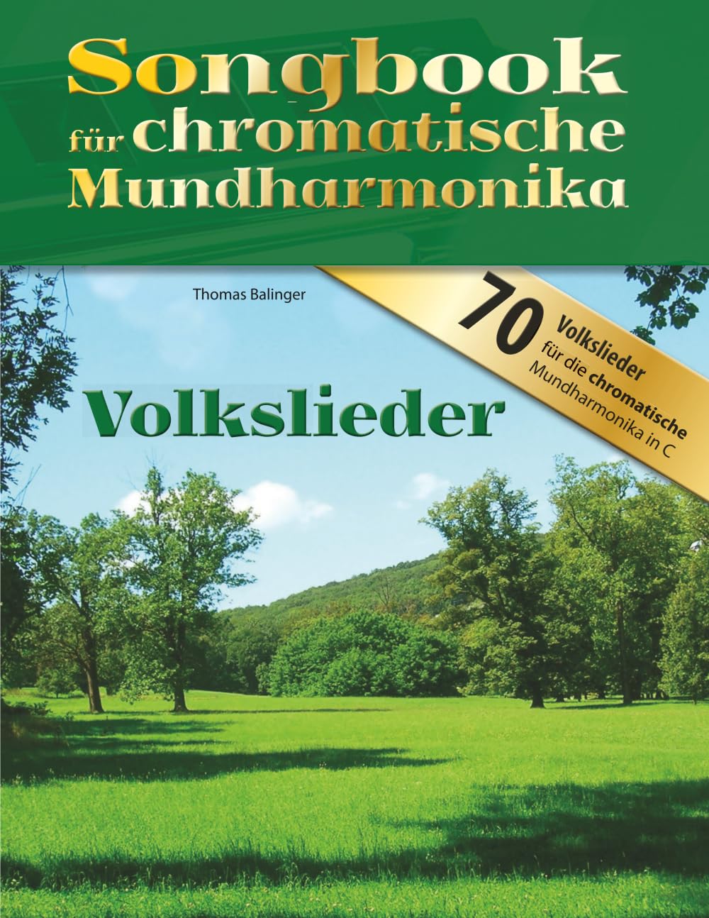 Songbook für chromatische Mundharmonika: Volkslieder (Songbooks für chromatische Mundharmonika) Sheet Music