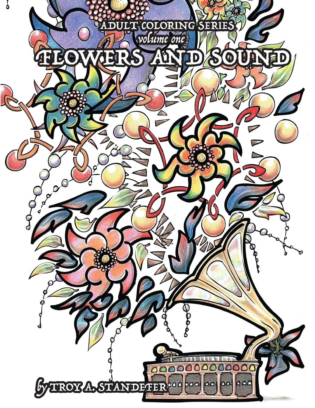 Adult Coloring Series: Flowers and Sound Film, Art & Culture