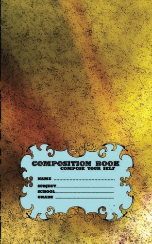 Composition Books Marble 2017 Compose Your Self Name Subject School Grade 100P: Composition Notebooks With Multiplication Tables Multi Measure Blue ... (Marble Composition Books M39BU1, Band 2) Media & Communication