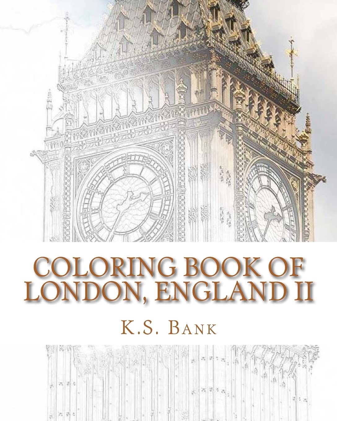 Coloring Book of London, England II Hobbies & Crafts