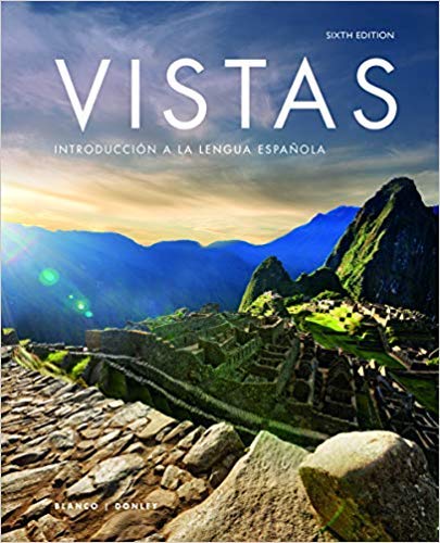 Vistas Introduccion a La Lengua Espanola (6th Edition) - Standalone Book book
