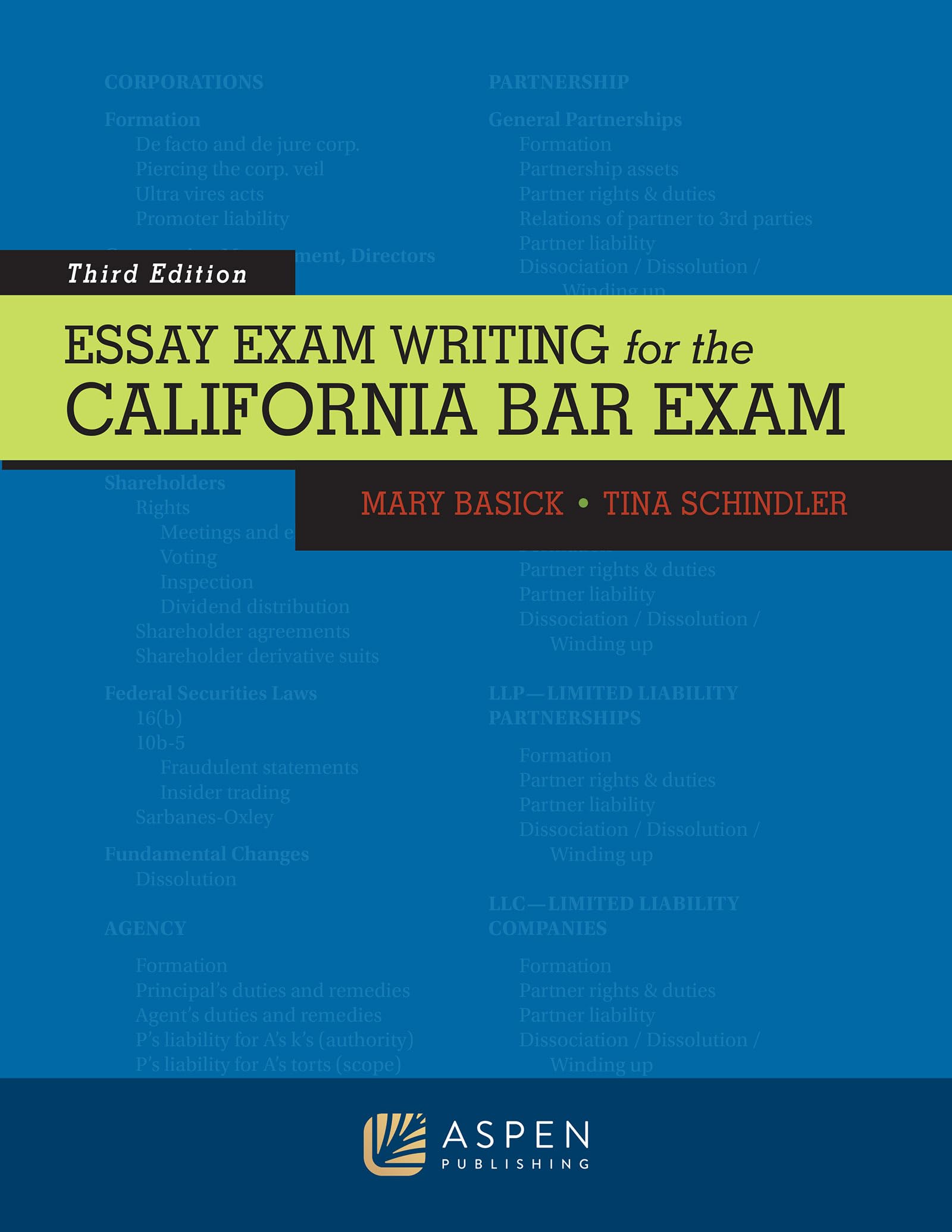 Essay Exam Writing for the California Bar Exam (Bar Review) Law
