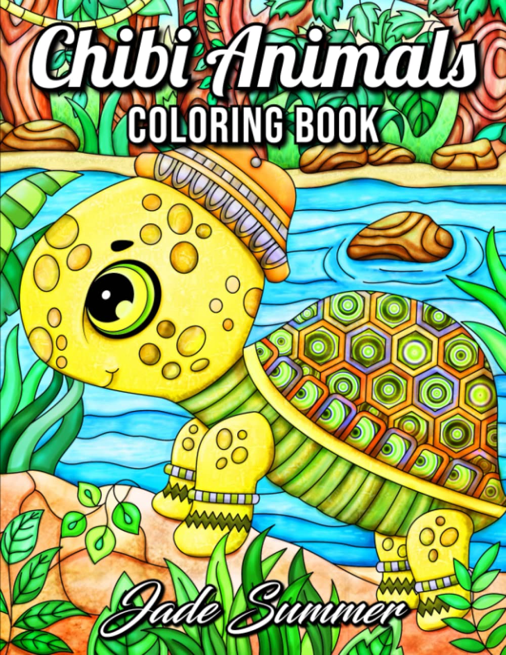 Chibi Animals: An Adult Coloring Book with Adorable Cartoon Animals, Cute Nature Scenes, and Relaxing Patterns for Animal Lovers (Cute Animal Coloring Books) Hobbies & Crafts