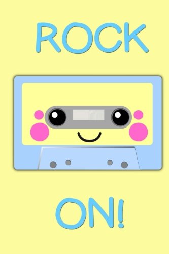 Kawaii Cassette Tape Rock On Journal Books