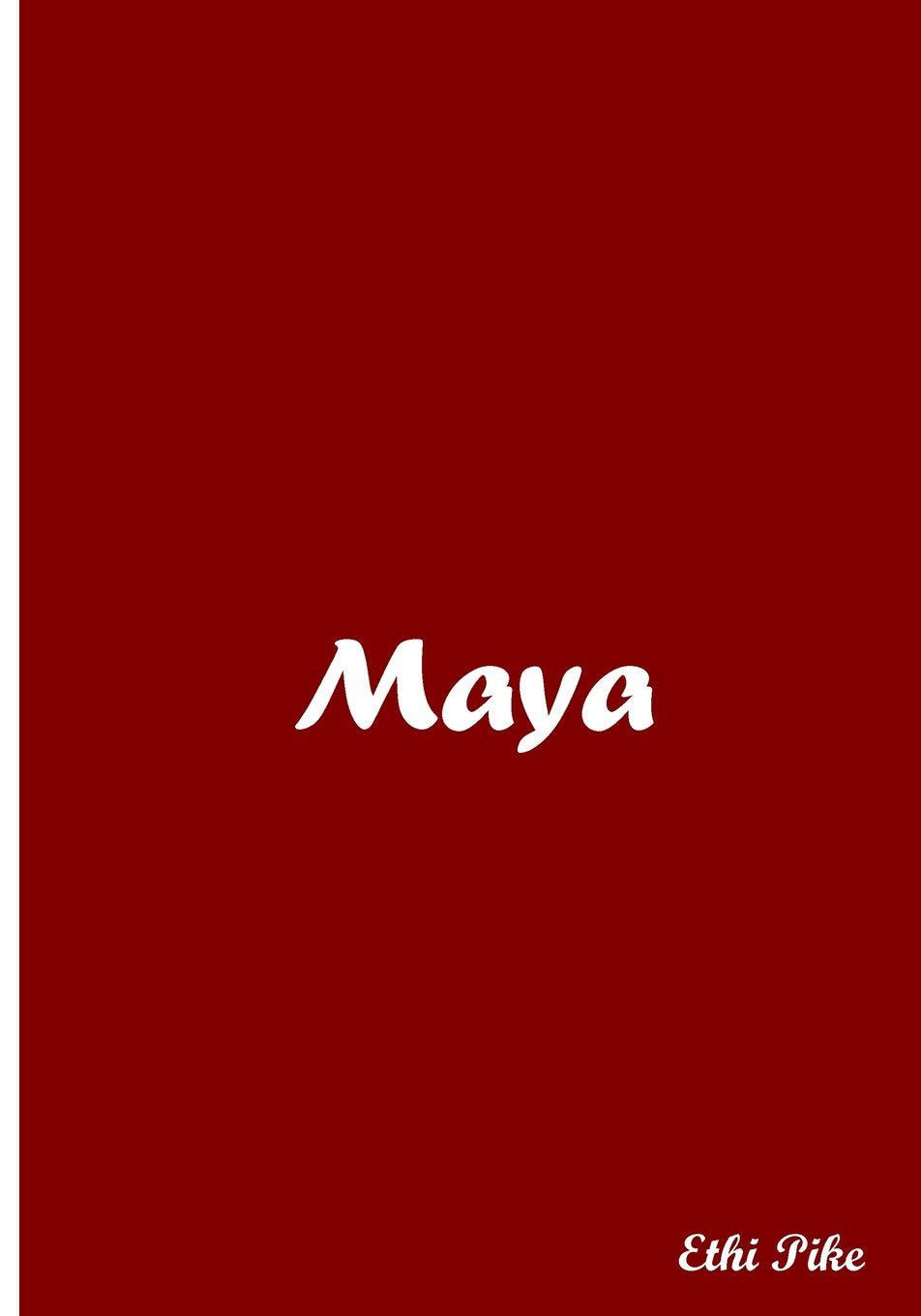 Maya - Red Notebook / Extended Lines / Soft Matte Cover: An Ethi Pike Collectible Journal Books