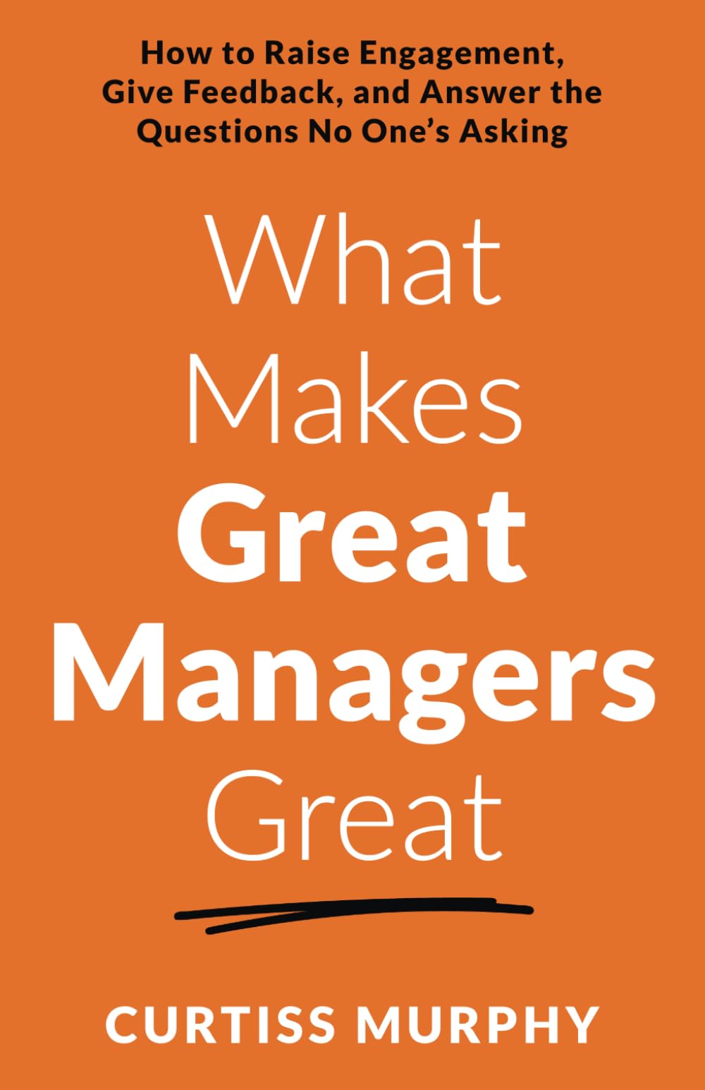 What Makes Great Managers Great: How to Raise Engagement, Give Feedback, and Answer the Questions No One’s Asking Business, Finance & Career