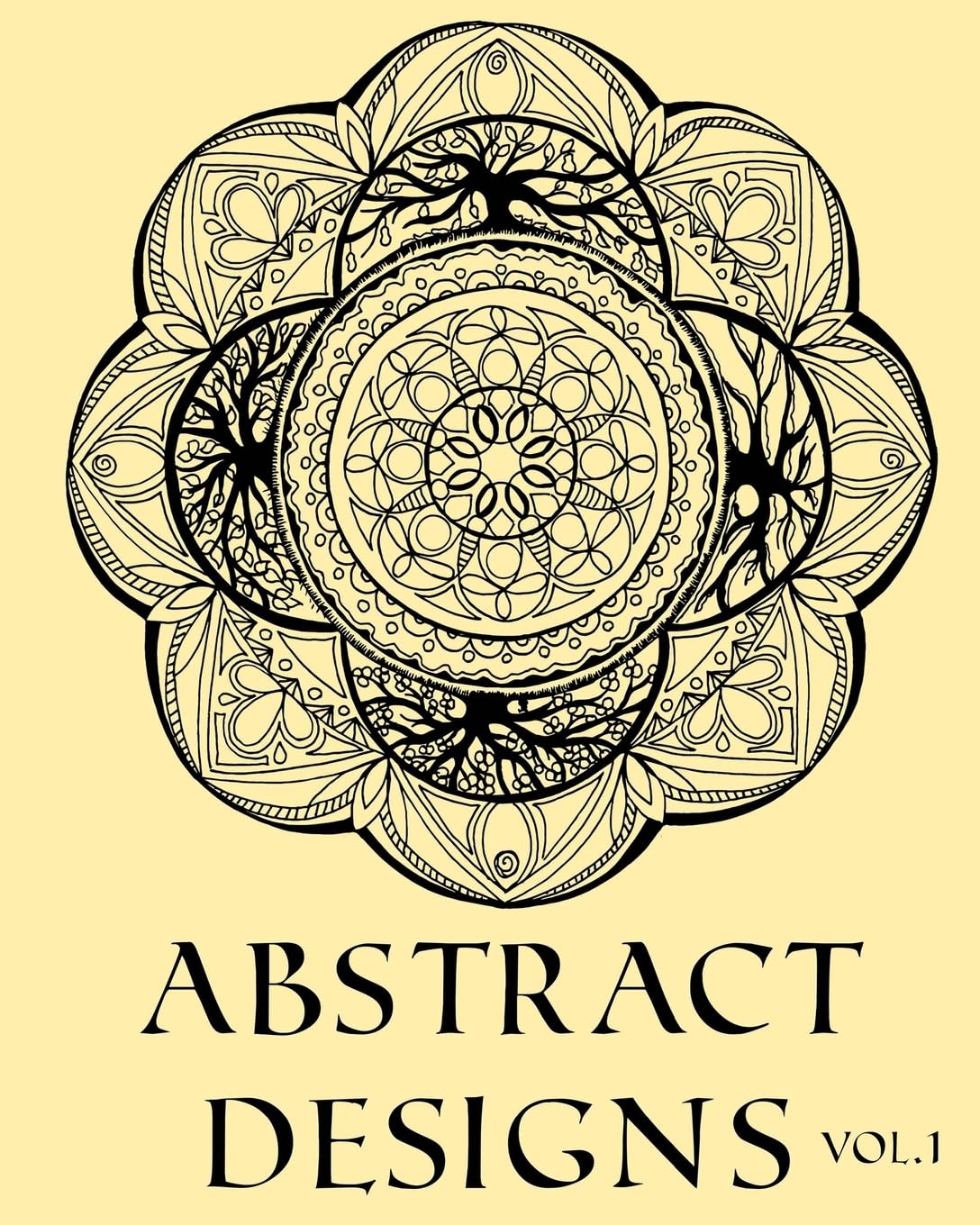 Abstract Designs Adult Coloring Book Colouring 58 Stars Mandalas & Other Designs: 58 Designs, Stars & Mandalas with only one design per page Hobbies & Crafts