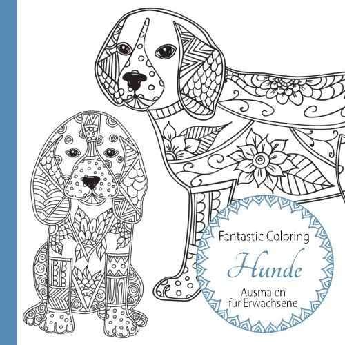 Hunde (Ausmalen für Erwachsene) Hobbies & Crafts Books