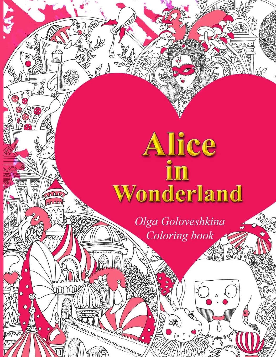 Alice in Wonderland Coloring Book Film, Art & Culture