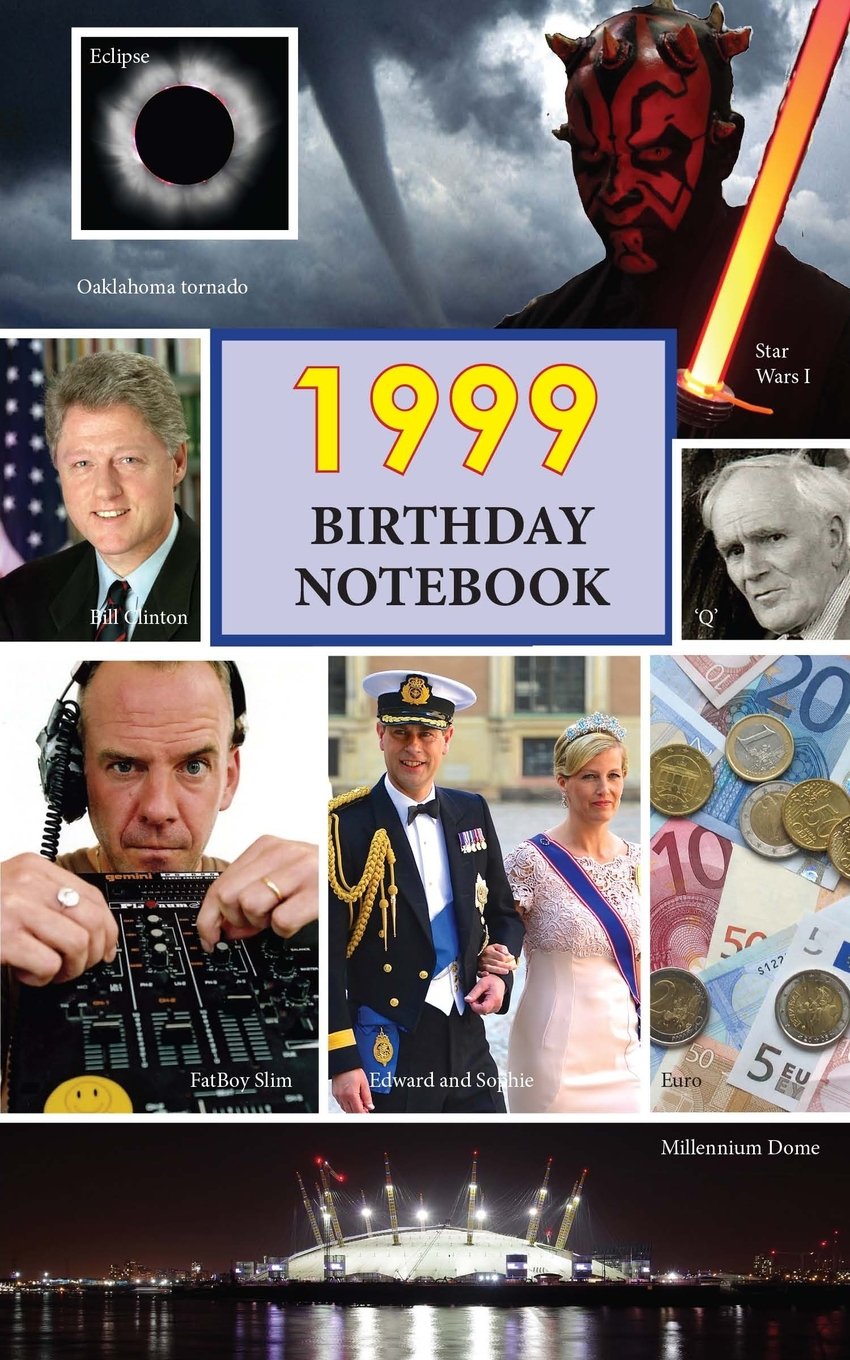 1999 Birthday Notebook: a great alternative to a birthday card Reference Books