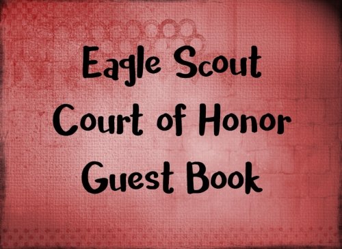 Eagle Scout Court of Honor Guest Book Hobbies & Crafts