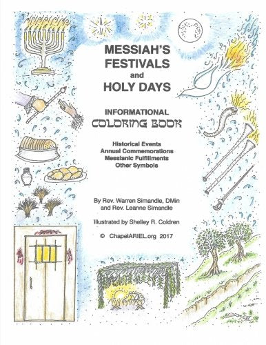 Messiah's Festivals and Holy Days: Informational Coloring Book Religion & Esotericism