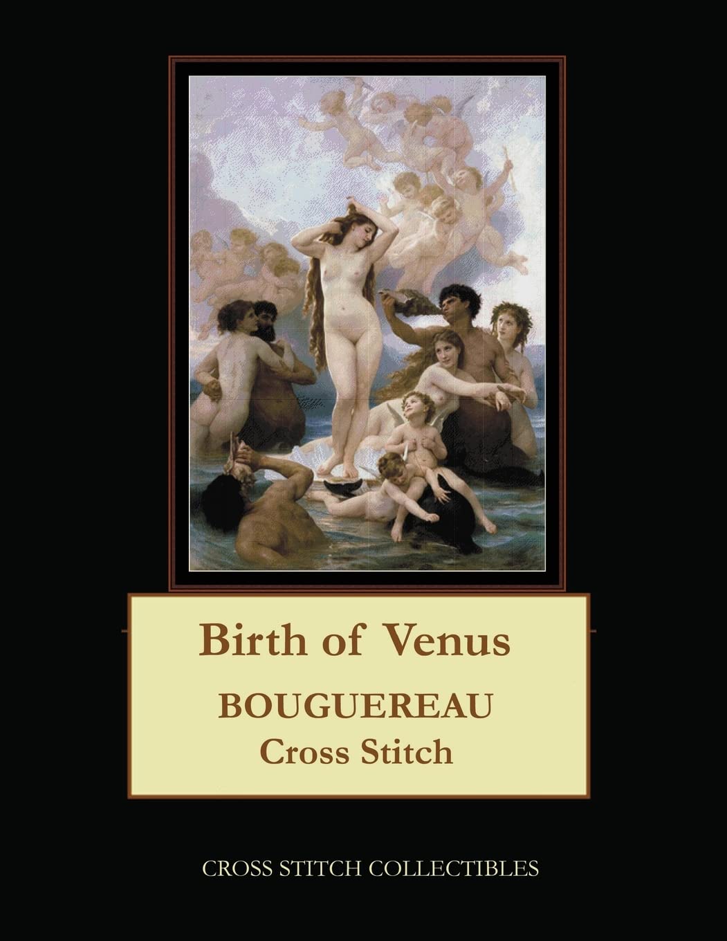 Birth of Venus: Bouguereau cross stitch pattern Hobbies & Crafts