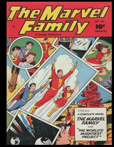 The Marvel Family #56: Golden Age Superhero Comic 1951 Superheroes