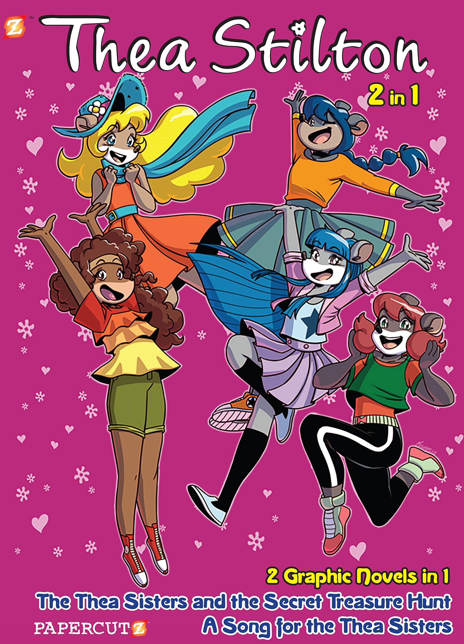 Thea Stilton 2 in 1 #1 PB: A Song for the Thea Sisters/ The Secret Treasure Hunt (Thea Stilton Graphic Novels) Manga