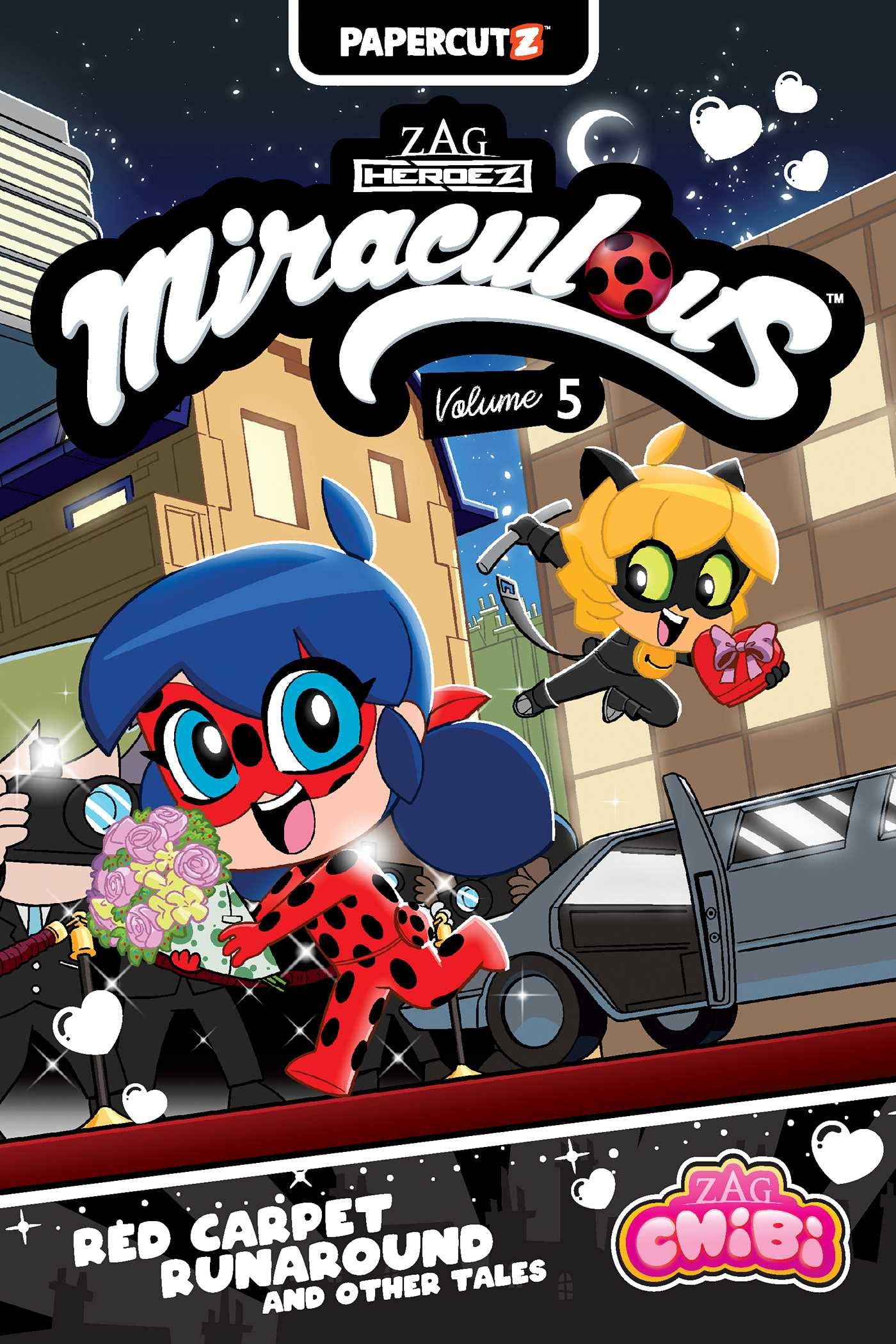 Miraculous Chibi Vol. 5 (Volume 1): Red Carpets and Rousing Runarounds (Miraculous Ladybug Chibi) Manga