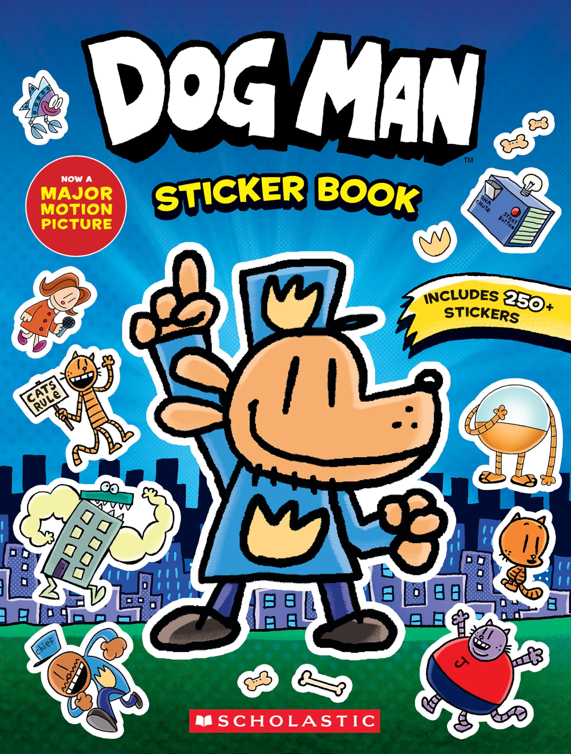 Dog Man: The Movie Official Sticker Book Non-fiction