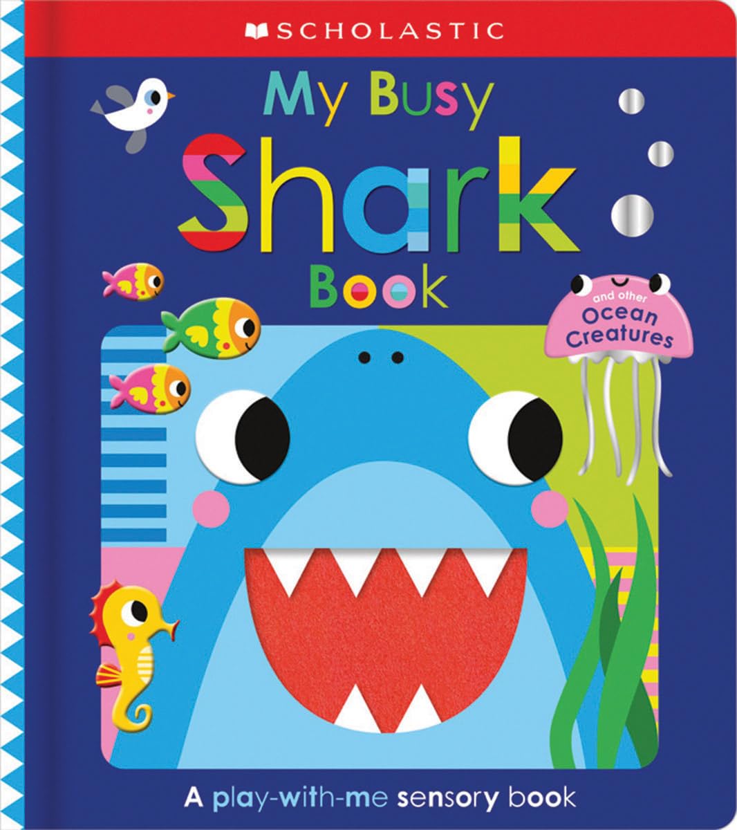 My Busy Shark Book and Other Ocean Creatures (Play-with-Me Sensory Books) Parents & Children