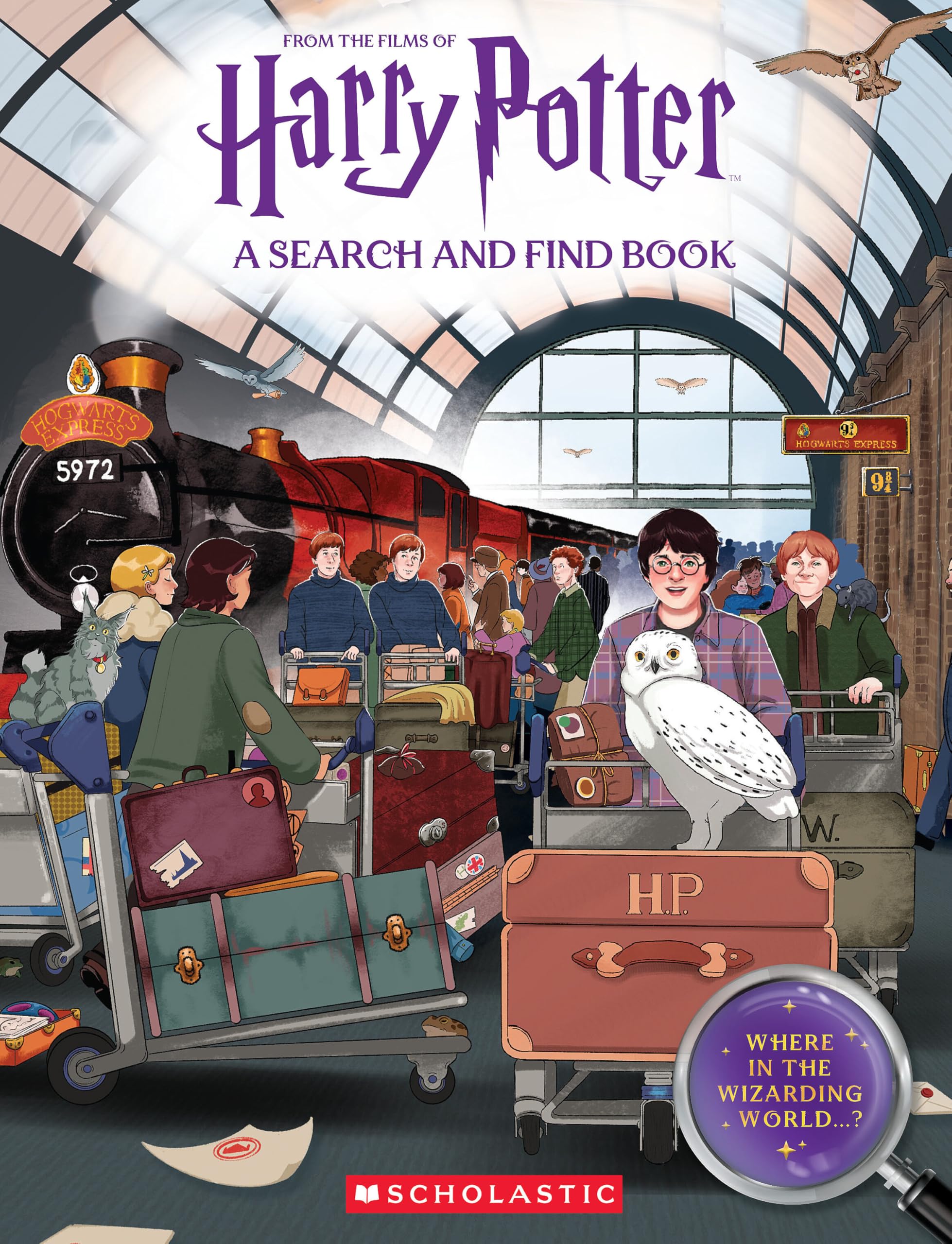 Where in the Wizarding World? an Official Harry Potter Search-And-Find Book Novels & Short Stories