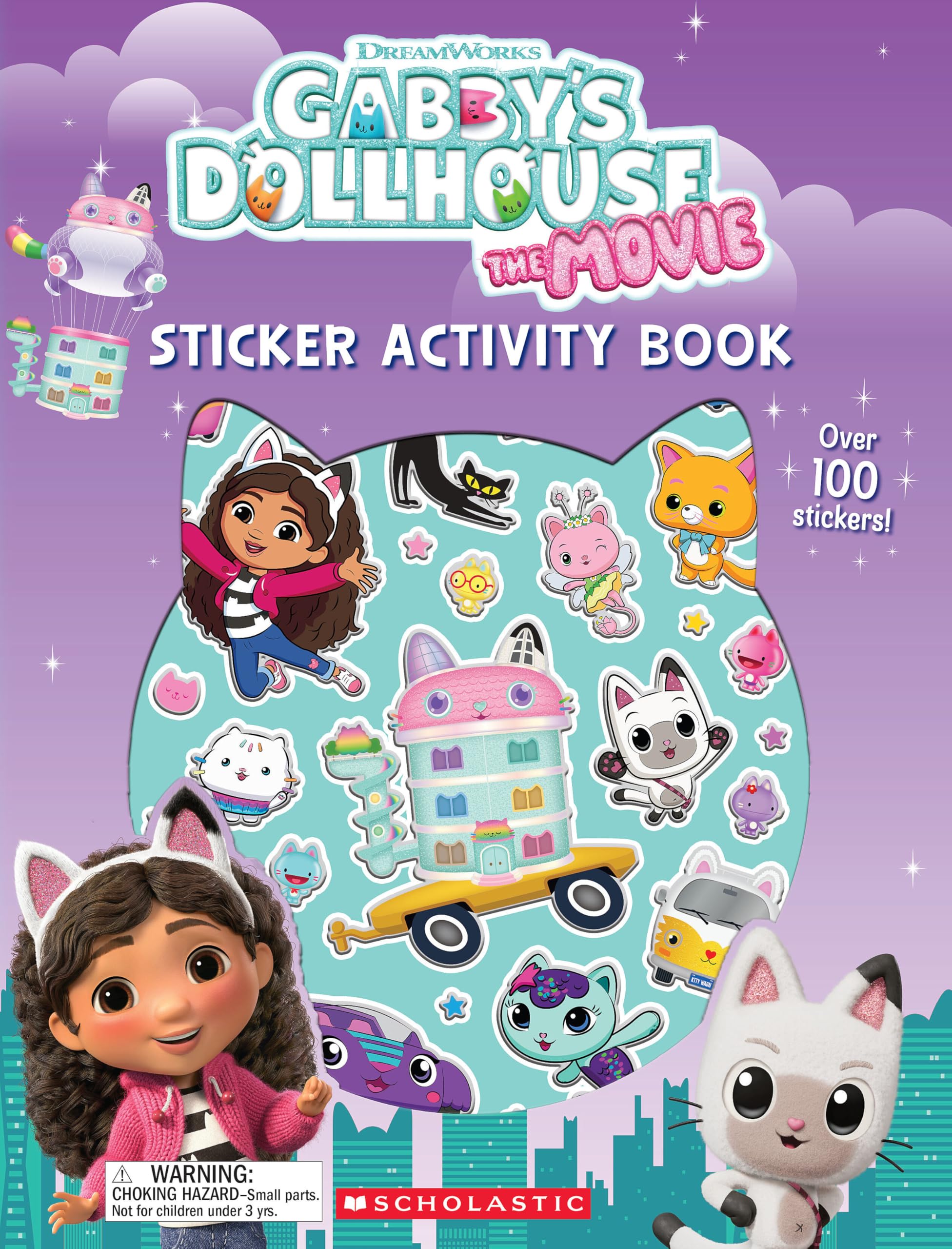 Gabby's Dollhouse: The Movie (Gabby's Dollhouse: Sticker Activity Book with Shiny Stickers) Novels & Short Stories