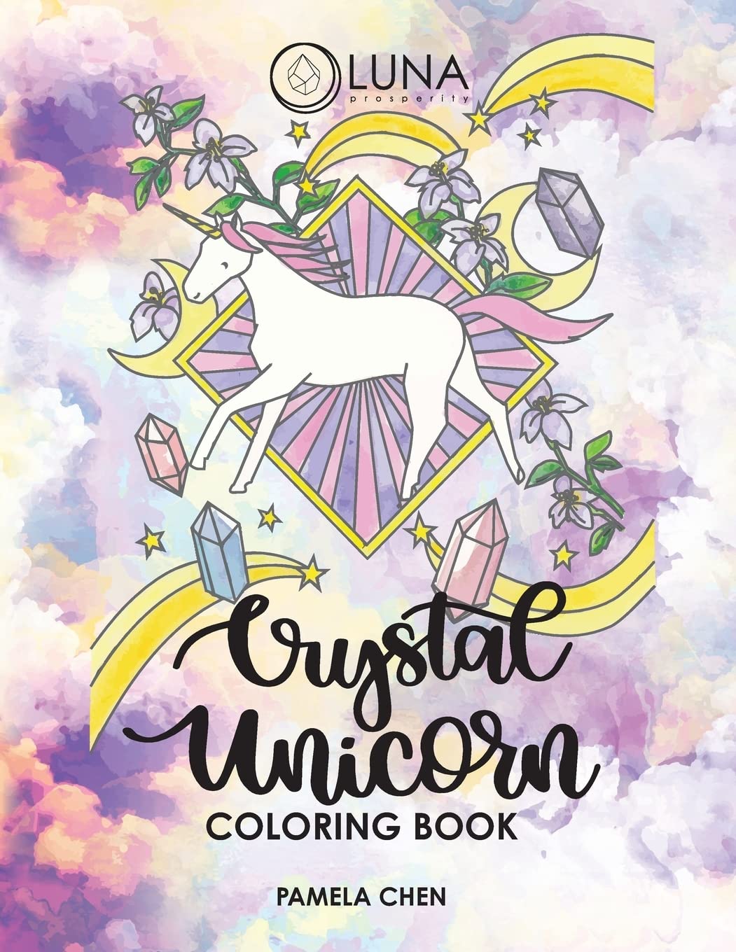 Crystal Unicorn Tarot Coloring Book book