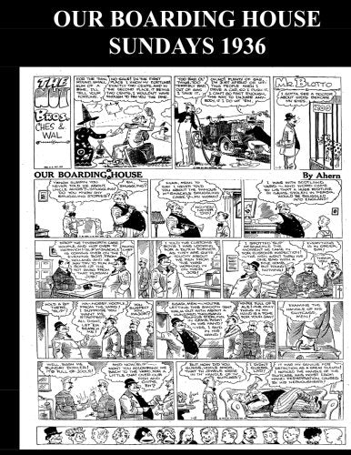 Our Boarding House Sundays 1936 (B&W): Golden Age Newspaper Comic Strips 1936 Manga