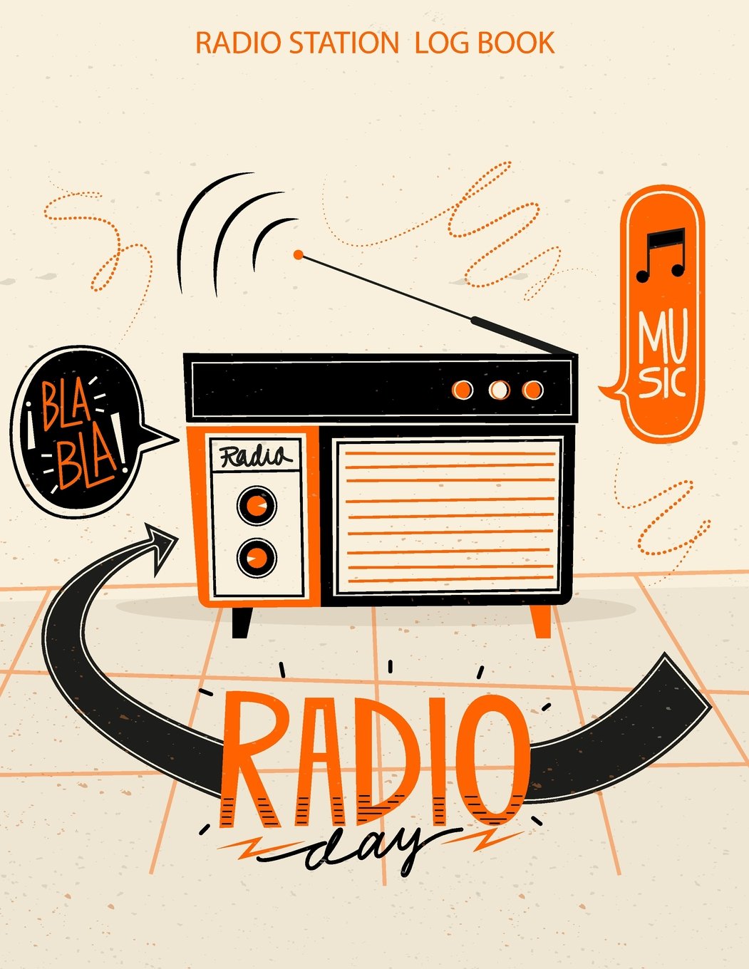 Radio Station Log Book : HAM : Log Book Journal : Music Radio Day: (Centurion Logbooks/Record Books) Business & Technology