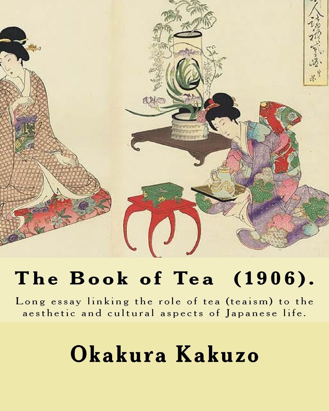 The Book of Tea (1906). By: Okakura Kakuzo: The Book of Tea ( Cha no Hon?) by Okakura Kakuzo (1906) is a long essay linking the role of tea (teaism) ... and cultural aspects of Japanese life. Contemporary literature Books
