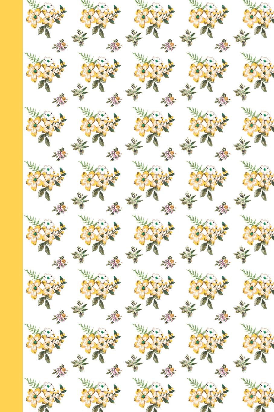 Journal: Watercolor Yellow Flowers 6x9 - LINED JOURNAL - Writing journal with blank lined pages (Watercolor Flowers Lined Journal Series) Lifestyle