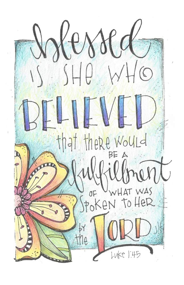 Product Image: Blessed Is She Who Believed Lined Journal