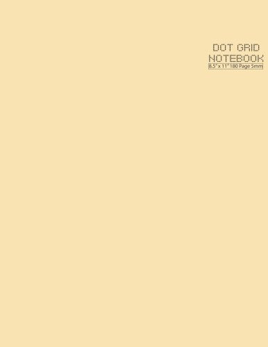 Dot Grid Notebook: 8.5x11 Inches 180 Dot Grid Pages, 5mm Spacing (for Create / Design / Storyboard / Artboard / Notes / Journal ), Solid Color Matte Cover book