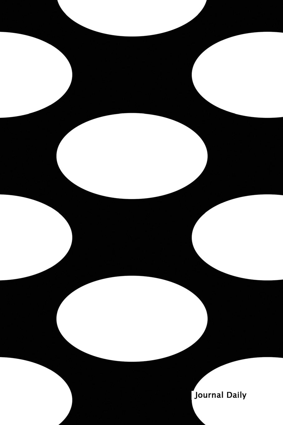 Journal Daily - White Dots: 6" x 9", Lined Journal,For Writing, blank book, Durable Cover,150 Pages Media & Communication