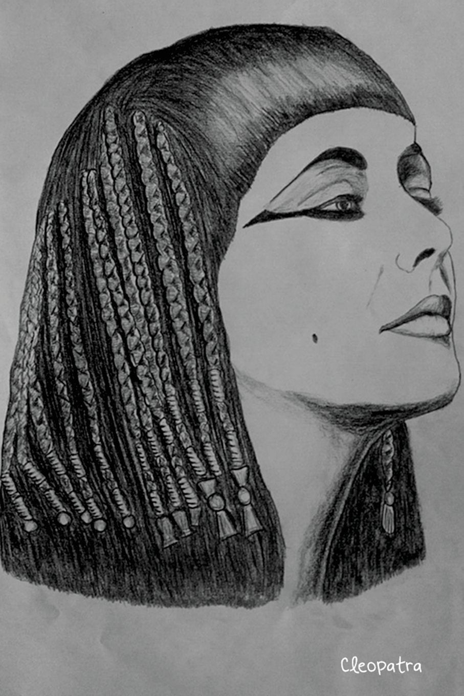 Cleopatra: 6x 9 Lined Notebook| Professionally Designed (Cleopatra Drawing) , Work Book, Planner, Diary,100 Pages Film, Art & Culture