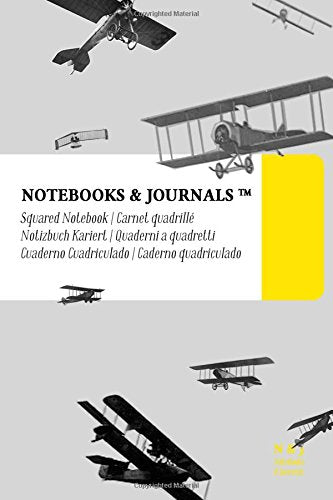 Notebooks & Journals, Aviones (Colección Vintage), Pocket, Cuadriculado: Tapa Blanda (10.16 x 15.24 cm)(Cuaderno, Libreta, Diario, Bloc de Notas) book