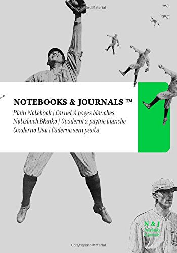 Carnet Notebooks & Journals, Base-ball (Collection Vintage), Extra Large, Blanc: Couverture souple (17.78 x 25.4 cm)(Carnet de Notes, Carnet de Voyage, Cahier de Texte) Books