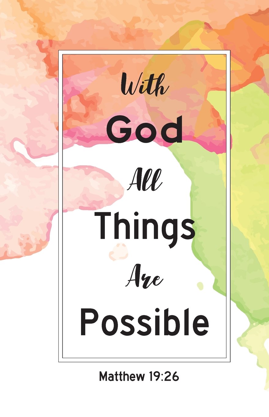With God all things are possible, Bible verse journal (Composition Book Journal and Diary): Inspirational Quotes Journal Notebook, Dot Grid (110 pages, 5.5x8.5") Religion & Esotericism