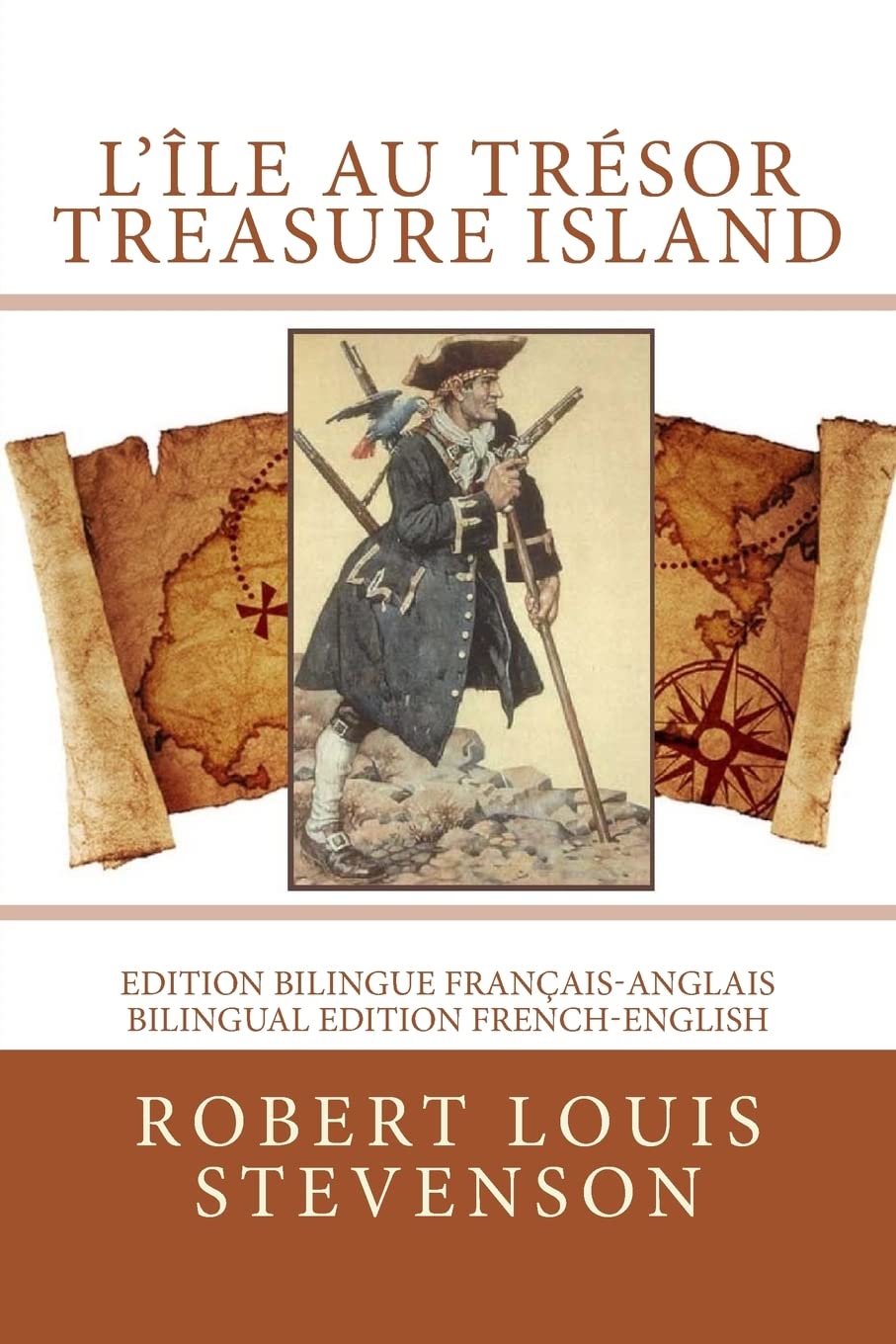 L'île au trésor / Treasure island: Edition bilingue français-anglais / Bilingual edition French-English book