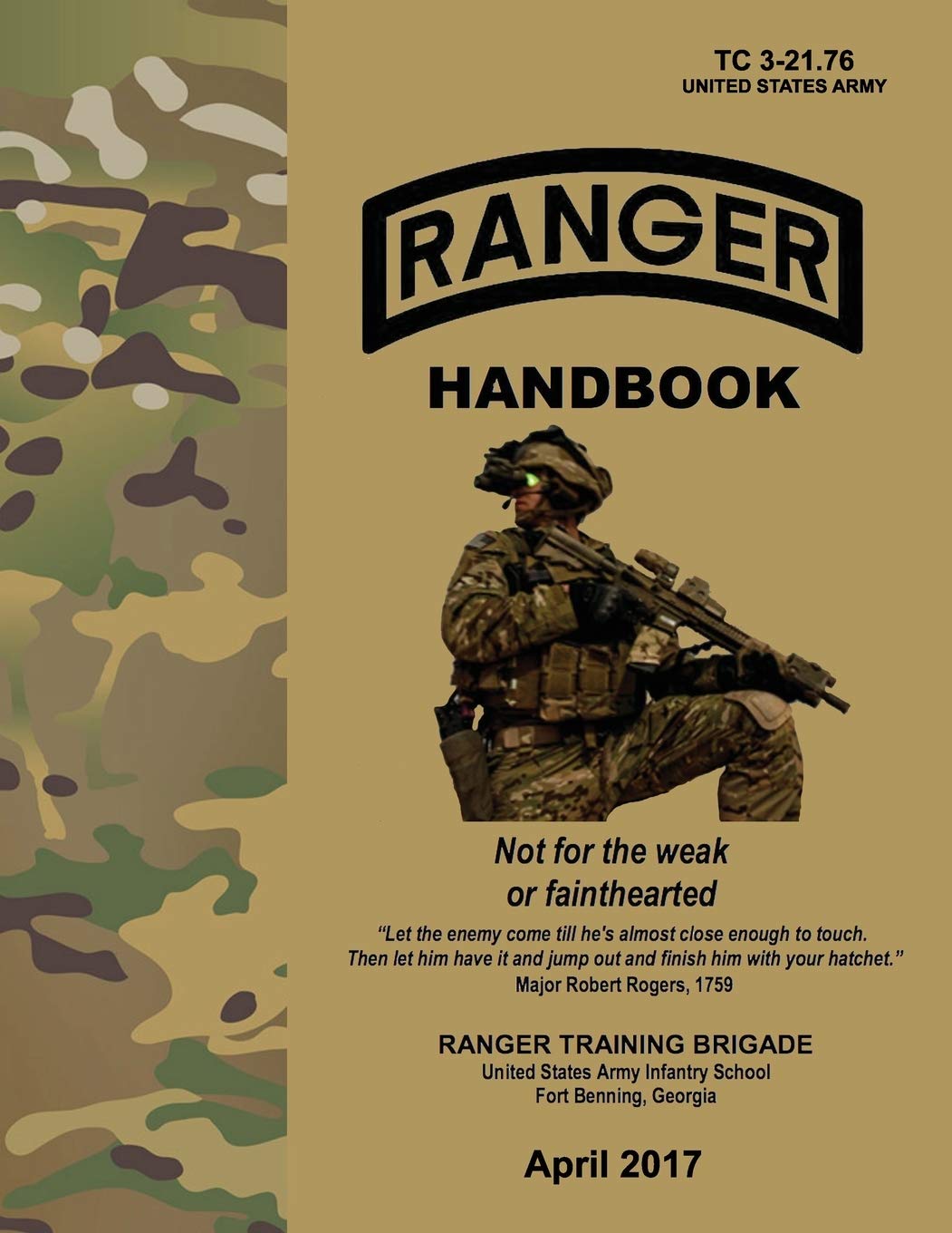 Ranger Handbook: TC 3-21.76, April 2017 Edition Learning & Reference