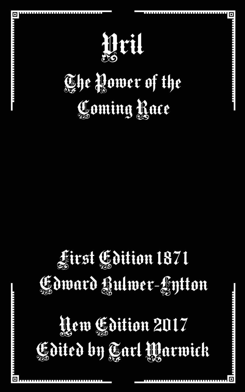 Vril: The Power of the Coming Race Urban Fantasy
